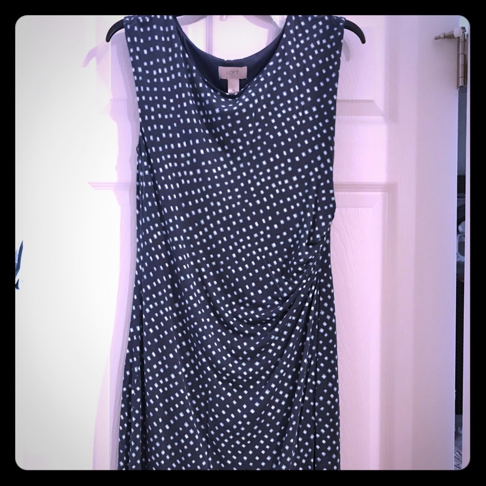 Loft Cap Sleeve Dress Size M